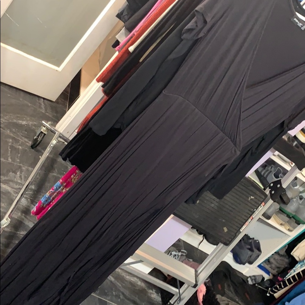 Long slit dress